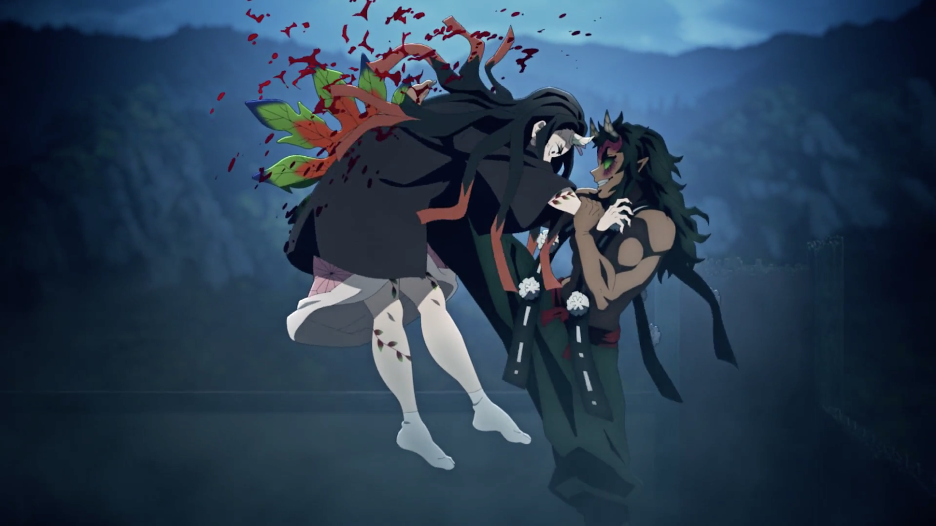 Nezuko Saves Tanjiro from Hantengu Final Form!