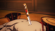 Tanjiro extracts Kyogai's blood