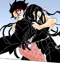 Capítulo 202 de Demon Slayer, Nezuko tenta conter Tanjiro