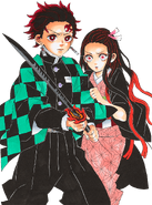 Tanjiro and Nezuko