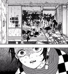 Tanjiro encuentra a su familia muerta