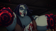 Inosuke cutting the Horned Demon arms