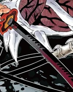 Lame cramoisi de Tanjiro Kamado.