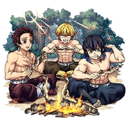 Tanjiro, Zenitsu, and Inosuke