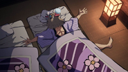Inosuke falling asleep