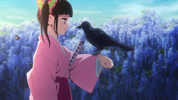 Kanao and her crow