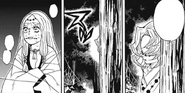 Rui threatens the Mother Spider Demon