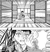 Kiyoshi using the tsuzumi