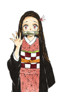 Nezuko colored body