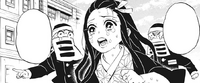 Nezuko finally reaches her brother.png