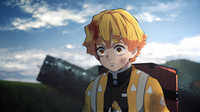 Zenitsu is told that Kyojuro's died
