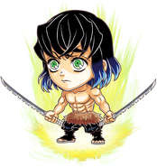 [The Face Hidden behind the Boar Head] Inosuke Hashibira in Jumputi Heroes