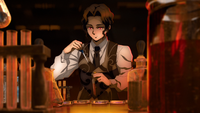 Muzan conducting an experiment