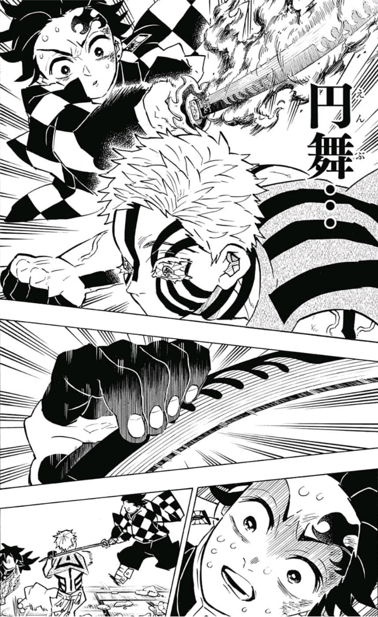 Demon Slayer: Kimetsu no Yaiba Manga Page, Demon Slayer: Kimetsu no Yaiba