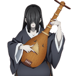 Nakime's design in the anime.