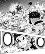 Gyomei striking Muzan CH139