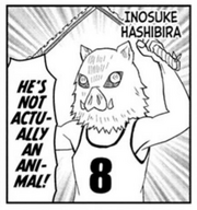Inosuke Hashibira reference in Witch Watch