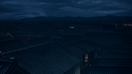 A view of Yoshiwara during midnight.