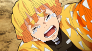 Zenitsu begging a girl to marry him
