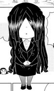 Nakime's appearance in Kimetsu Gakuen!