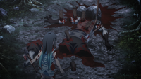 The aftermath of Muichiro's tussle with the demon
