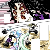 Kokushibo faces Gyomei and Sanemi simultaneously