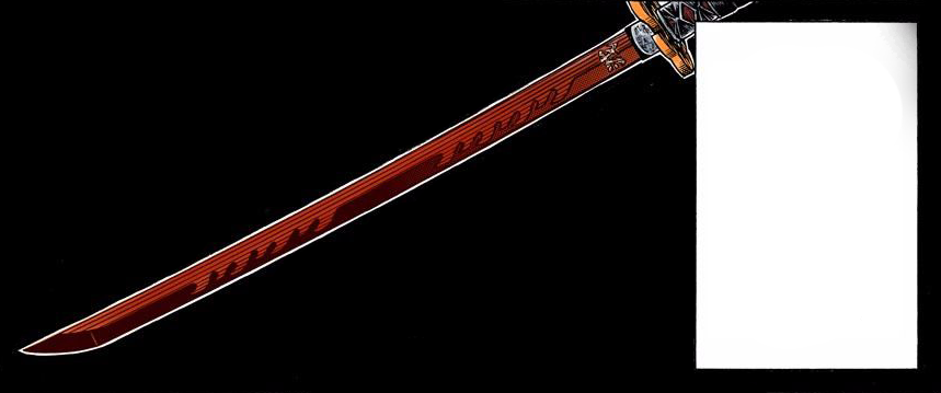 Katana de Tanjiro Kamado del anime Kimetsu no Yaiba