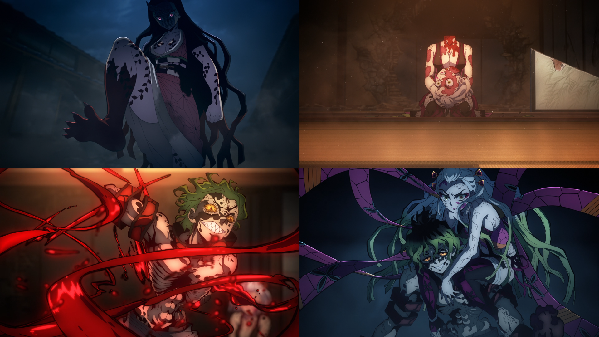 Saison 2 ep 7 Nezuko transformation full fight Demon slayer