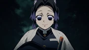 Shinobu demandant à la Sœur combien de personne elle a tué.
