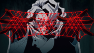 Rui angry at Tanjiro