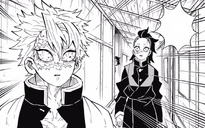 Sanemi is shocked to hear of Genya eating Demons