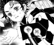 Tanjiro discovering the spiders