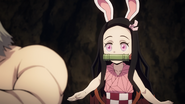 Nezuko in Inosuke's dream.