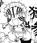 Akaza's appearance in Kimetsu Gakuen!