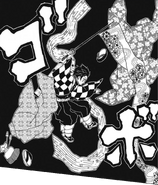 Tanjiro enters the Swamp Demon's lair.