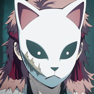 Sabito's design in the anime.