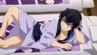 Inosuke trying to tát instigate a confrontation