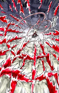 Muzan unleashing his attacks upon all the Hashira.