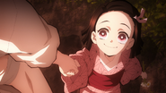 Nezuko cuando era niña