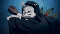 Sekido incapacitating a full-demon Nezuko.