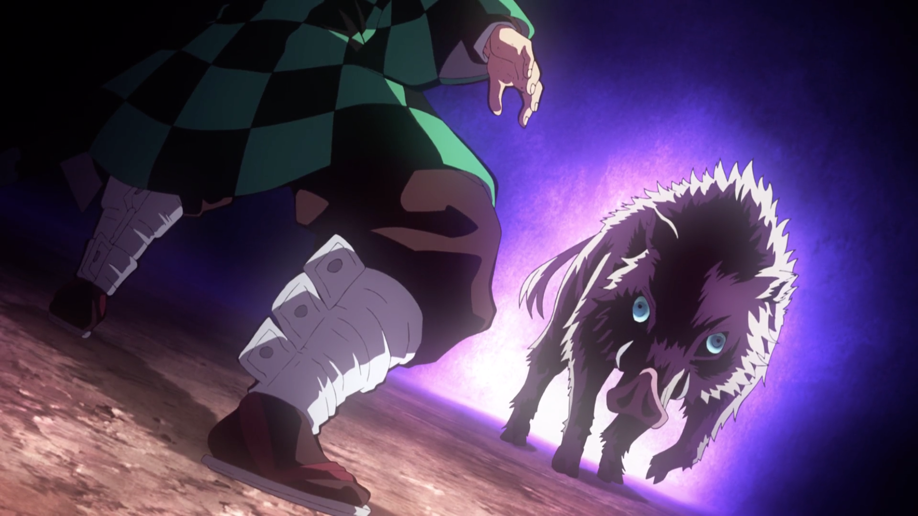 TANJIRO VS INOSUKE (DEMON SLAYER EP 13 E 14) 