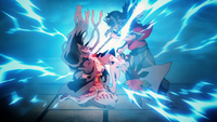 Sekido electrocutes Nezuko