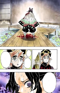 Doma surprised to see Shinobu still standing