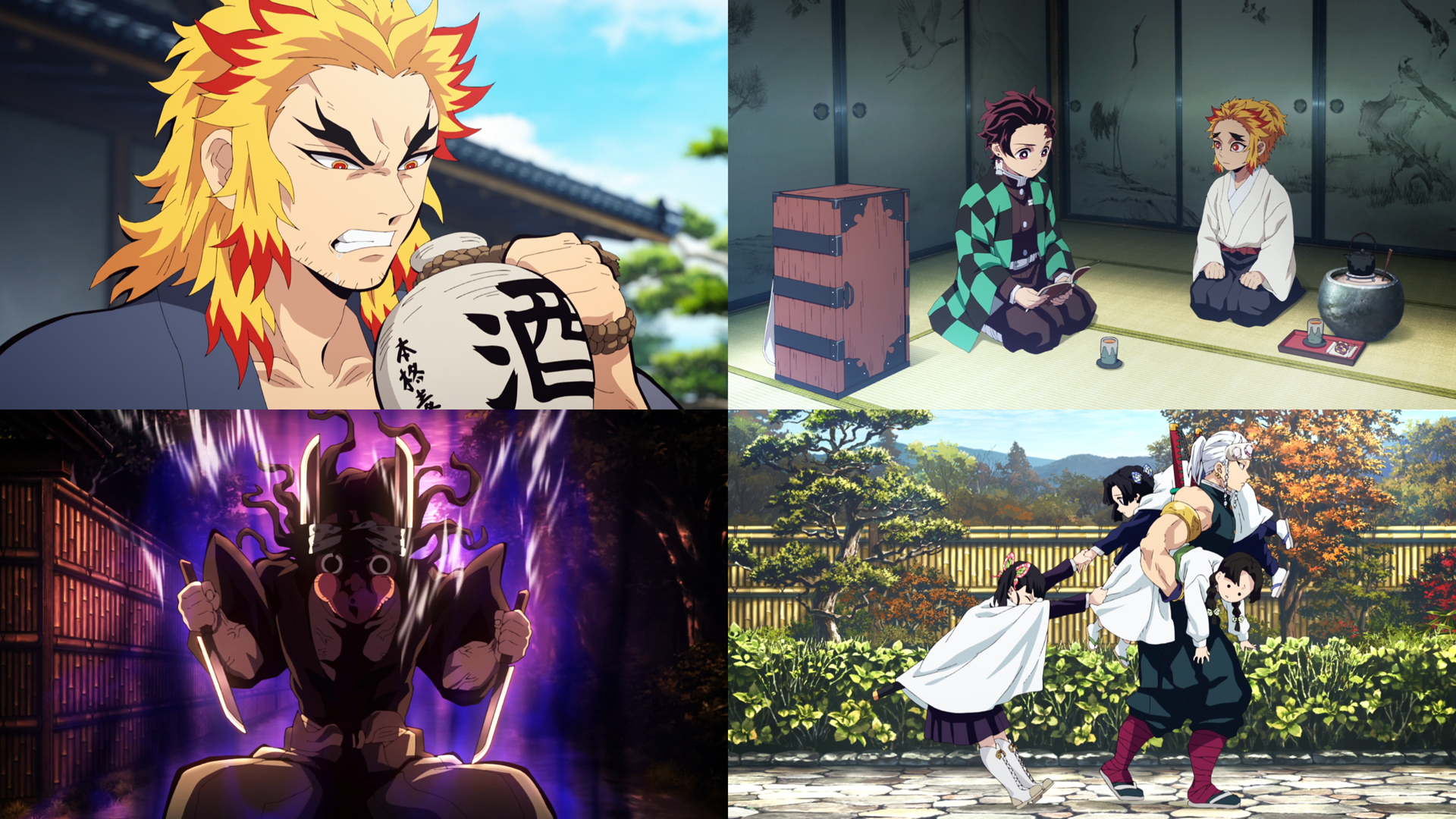 Demon Slayer Season 2 Episode 1: Kyojuro Rengoku emulates his