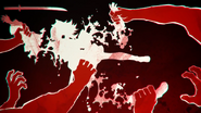 Hand Demon rips Makomo's limbs