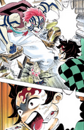 Akaza faces Tanjiro again.