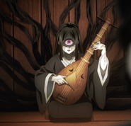Nakime as Upper Rank Four in the anime.