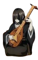 琵琶鬼 上弦の肆・鳴女——静寂の中で空間を支配する琵琶法師。 「無限城