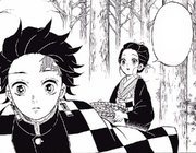 Tanjiro encounters dream Nezuko