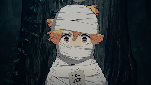 Зеницу в бинтах.